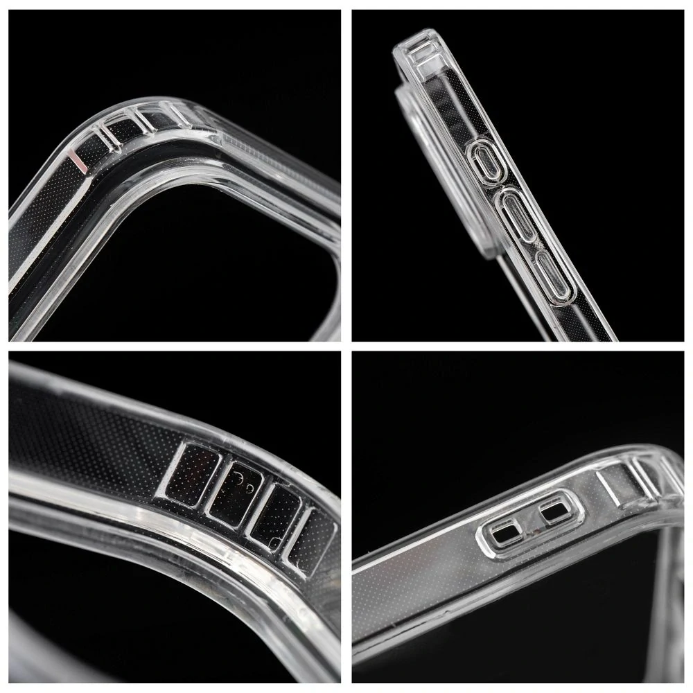 Drop Glue Colorful Ring Mag Cover iPhone 17 Pro – bílý