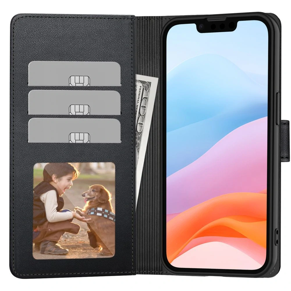 Tech-Protect Wallet flip pouzdro Motorola Edge 60 Fusion – černé