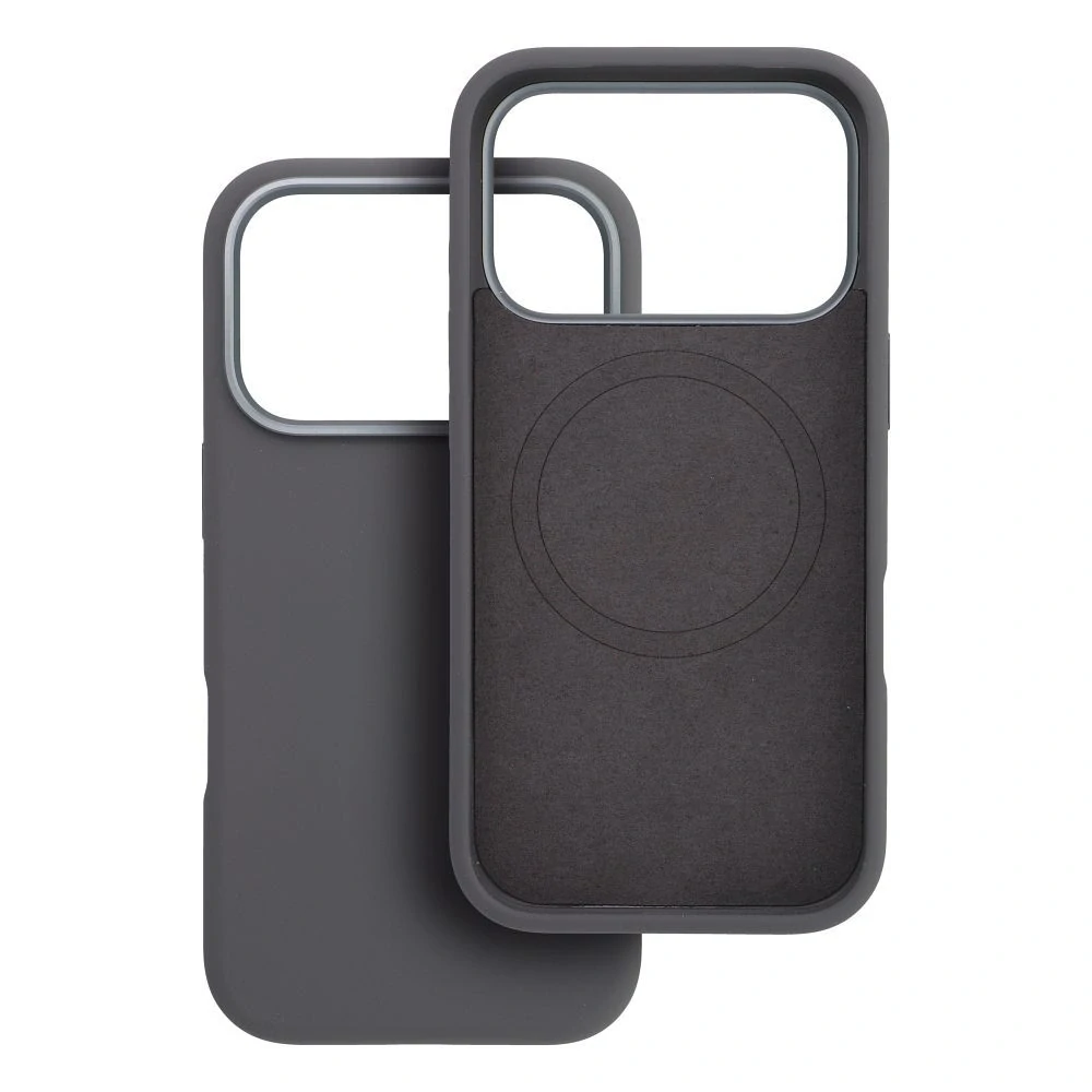 Kryt Forcell F-Protect Frame MagSafe iPhone 17 Pro šedý