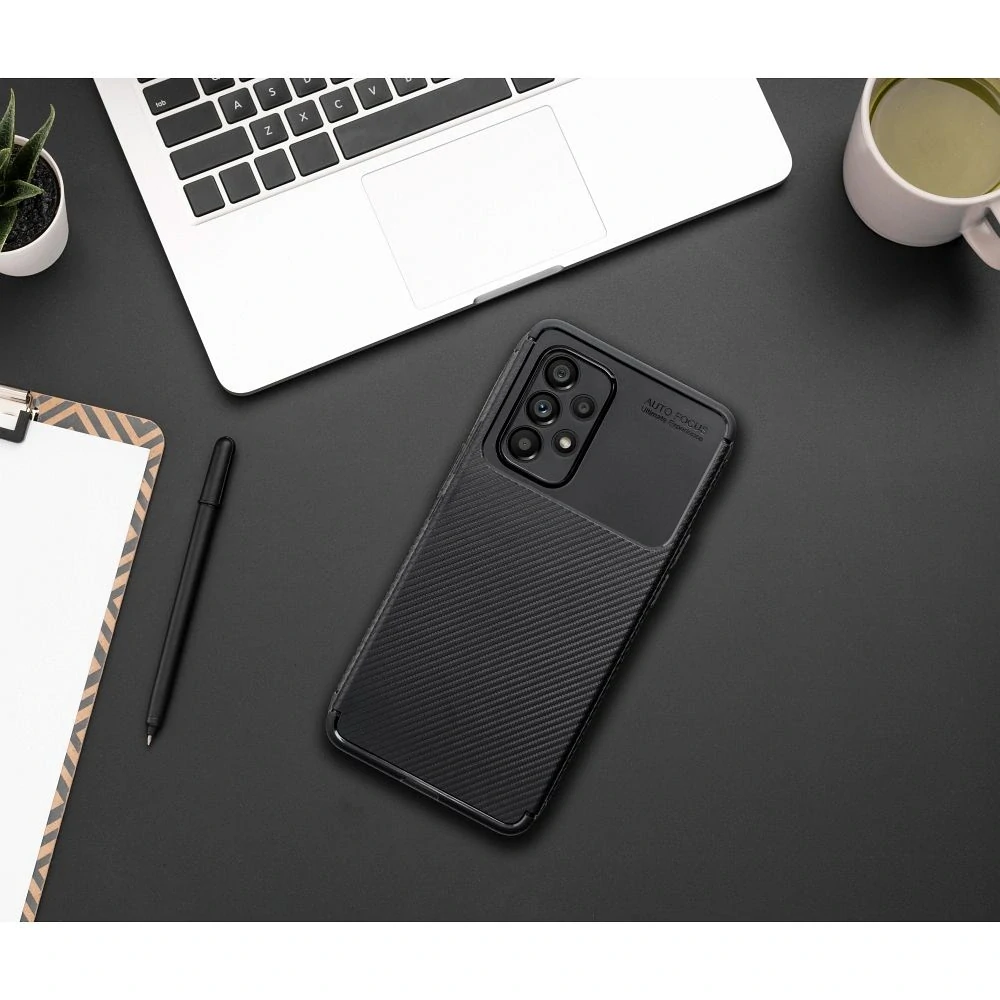 Kryt na mobil Samsung Galaxy A17 Carbon Premium černý