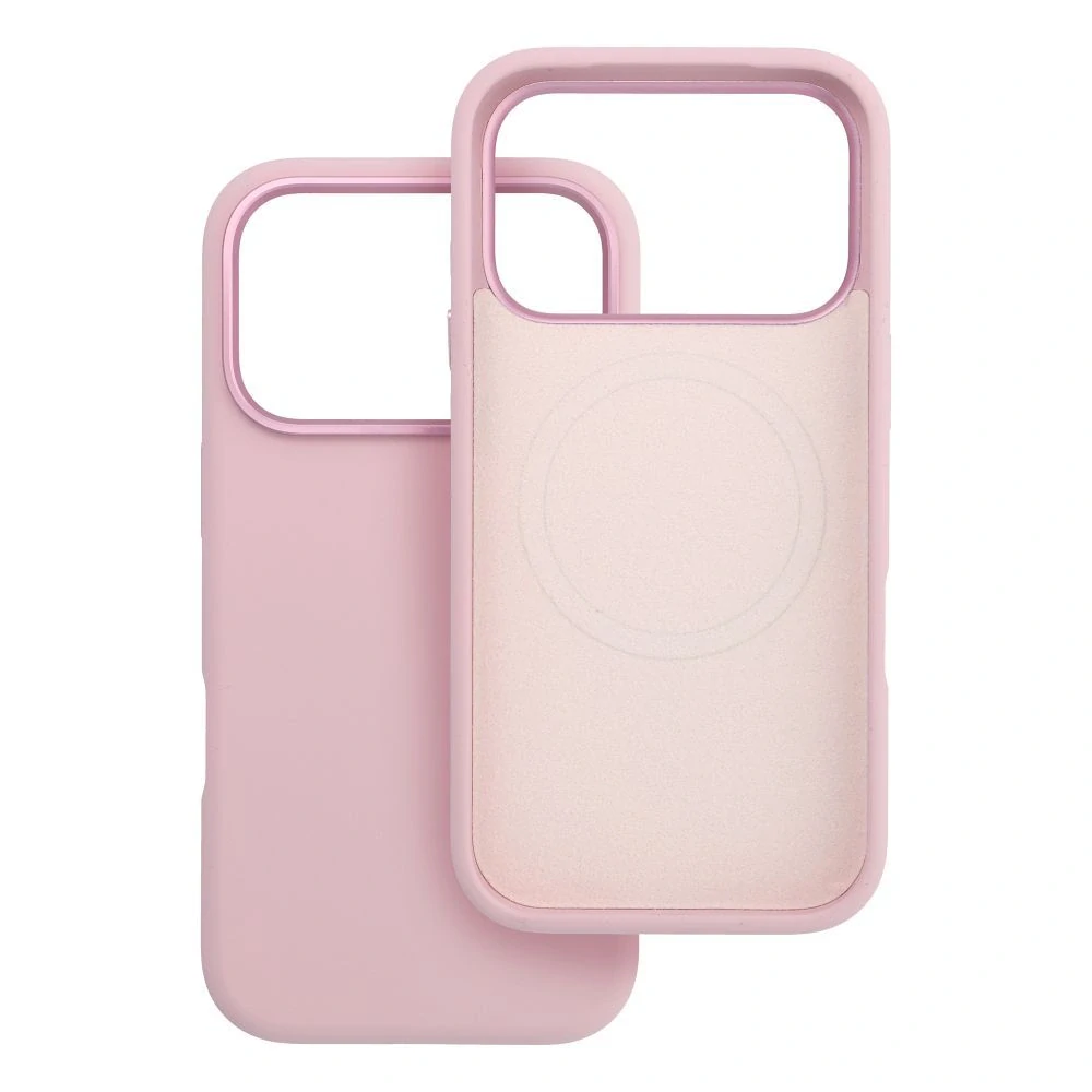 Kryt na mobil iPhone Air Forcell F-Protect Frame růžový s MagSafe