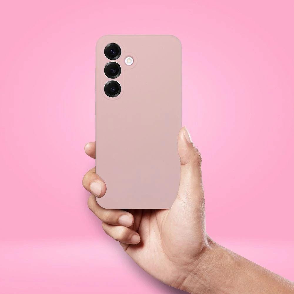 Silikonové pouzdro Silicone 2mm Samsung Galaxy A37 5G Pudrově růžové