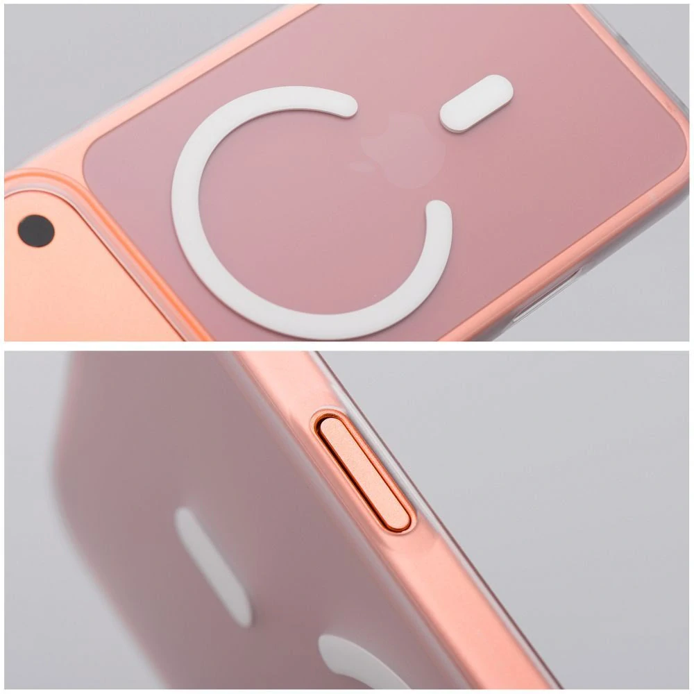 MagSafe kryt na mobil Samsung Galaxy A57 5G - Go Orange transparentní