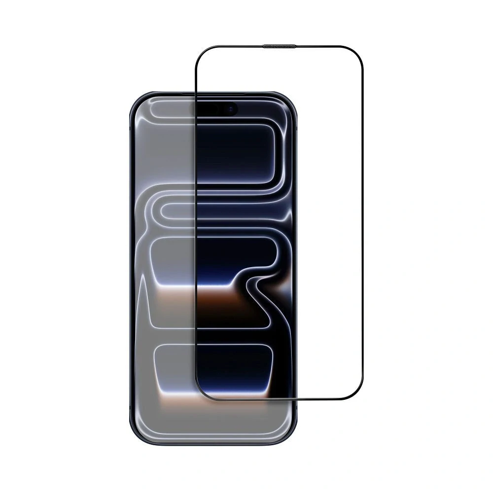 Ochranné tvrzené sklo iPhone 15 Pro - Blue Star 5D AR černé 5903396428890