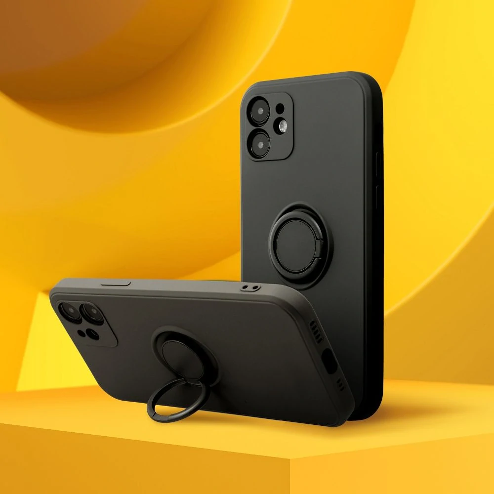 Kryt na mobil Samsung Galaxy A17 - Silicone Ring černý