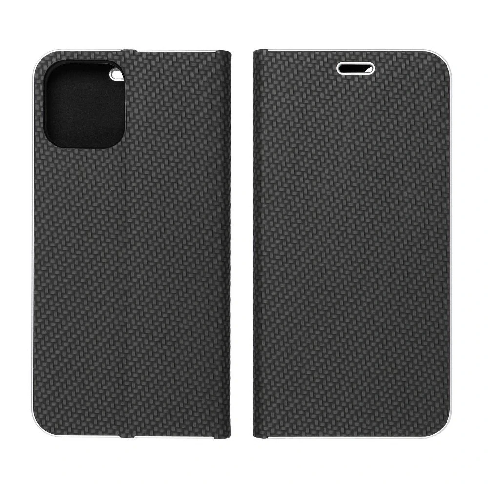 Flip pouzdro na mobil Galaxy A52/A52s Luna Carbon černé
