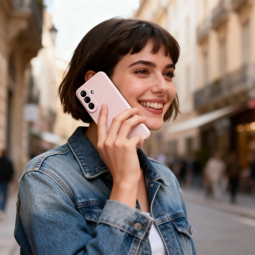 Kryt na mobil Galaxy A57 5G Tech-Protect Icon růžový