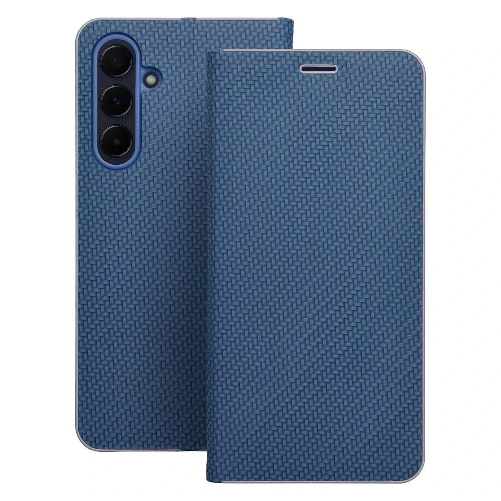 Flip pouzdro Galaxy A57 5G Luna Carbon modré