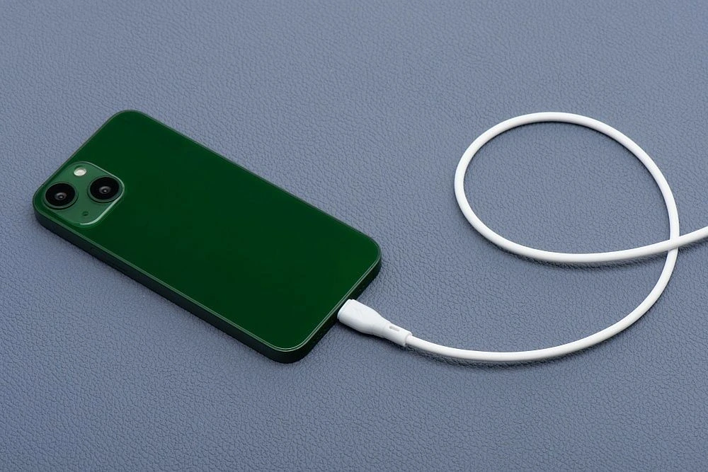Datový kabel USB-C na Lightning Blue Star 27W 1m bílý