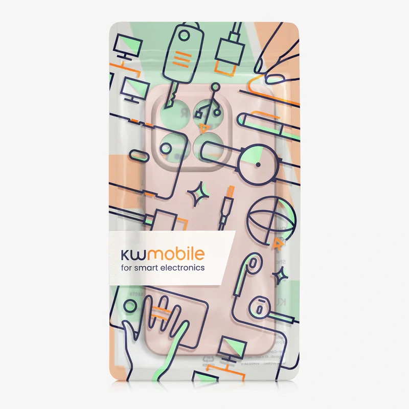 Kryt na mobil Xiaomi 15T kwmobile metalicky růžový
