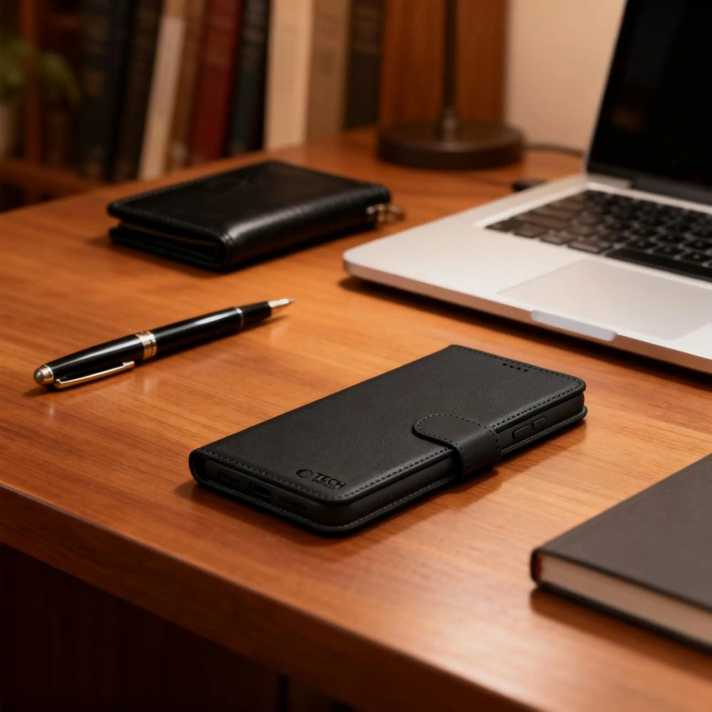 Flip pouzdro na mobil Xiaomi 17T Pro Tech-Protect Wallet černé