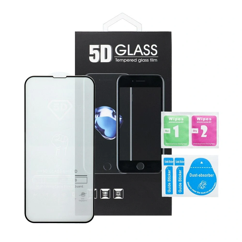 Tvrzené sklo Xiaomi Redmi Note 9 Pro / 9S 5D Full Glue černé 5903396055669
