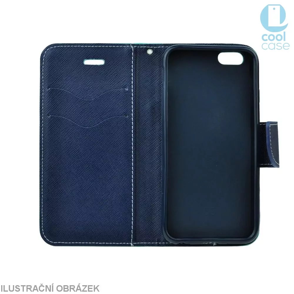 Flipové pouzdro na mobil Coolcase FANCY BOOK Huawei P9 Lite (2017) Červené