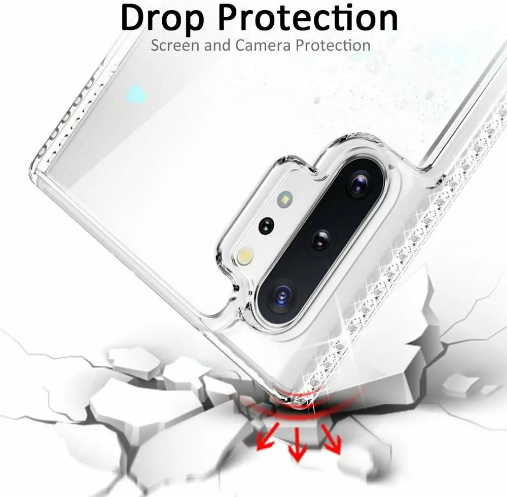 Třpytkové pouzdro Sand Case Diamond na mobil Samsung Galaxy M21 Růžové - čiré
