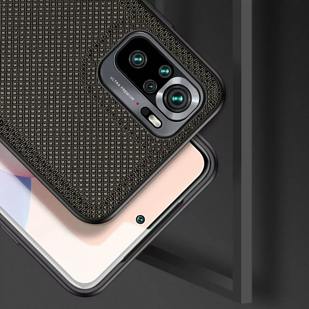 Elegantní pouzdro Dux Ducis Fino Nylon na mobil Xiaomi Redmi Note 10 / 10S - Zelené