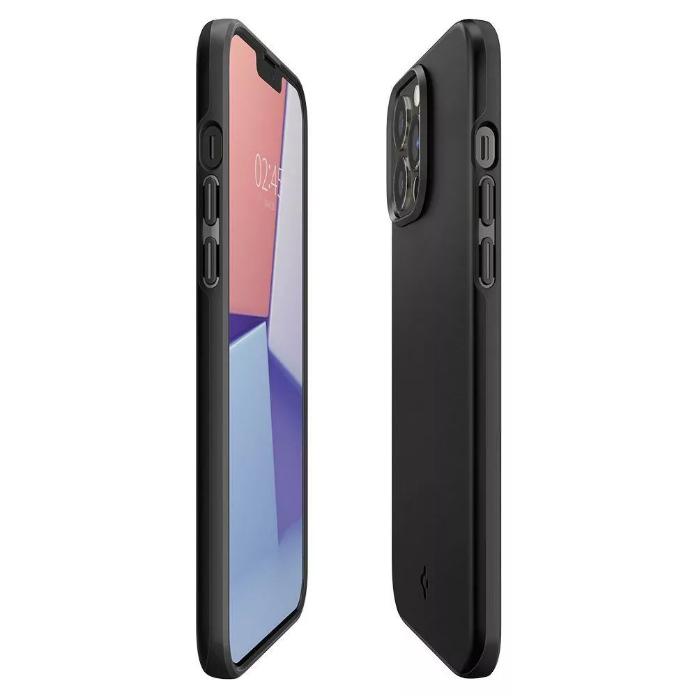 Ochranný plastový kryt SPIGEN Thin Fit na mobil Apple iPhone 13 Pro - černý