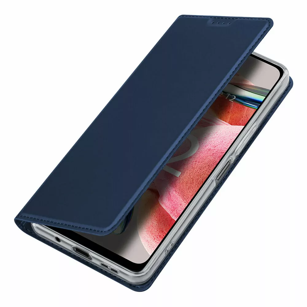 Prémiové flipové pouzdro DUX DUCIS SKIN na mobil Xiaomi Redmi Note 12 4G modré