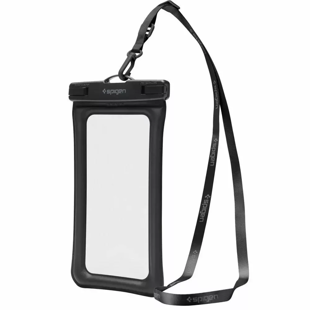 Vodotěsné plovoucí pouzdro SPIGEN A610 - IPX8 pro mobily s displejem do 6,9 palců - černé (8809811860825)