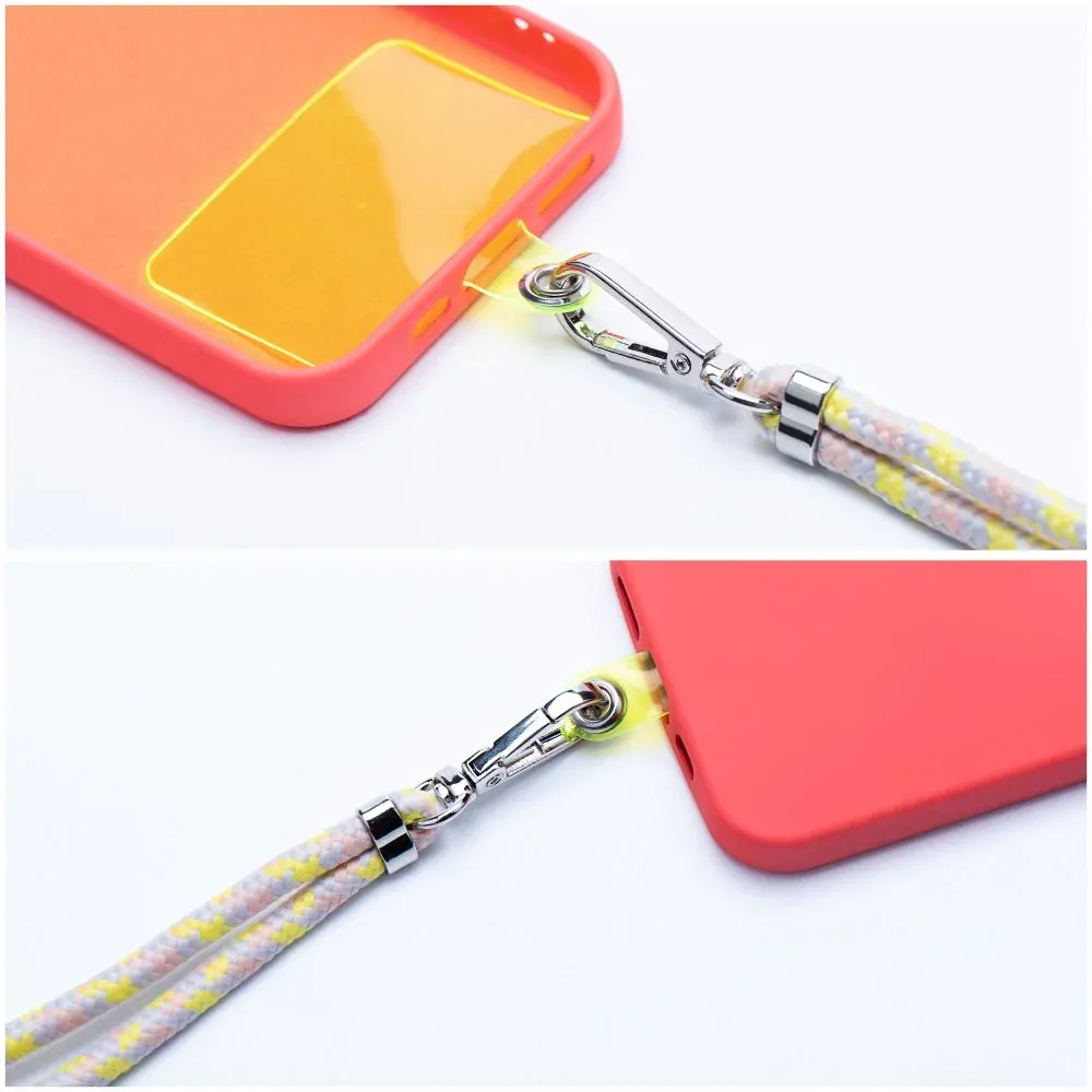 Univerzální dlouhý popruh SWING 6mm Crossbody přes rameno nebo kolem krku - žluto šedý