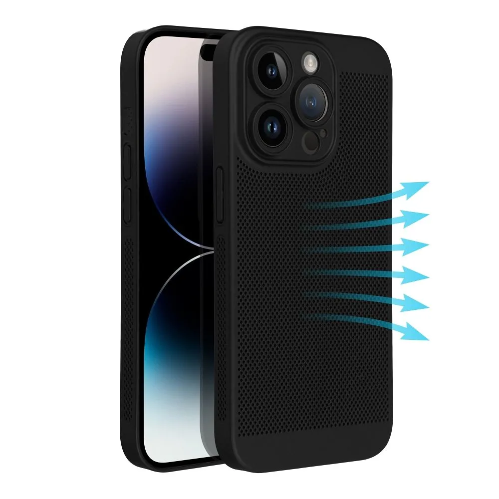 Plastové tvrdé pouzdro Coolcase Breezy na mobil Apple iPhone 15 Pro Černé