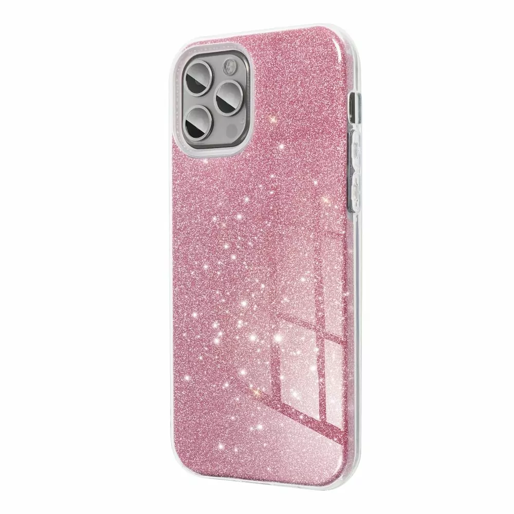 Třpytivé pouzdro Coolcase Shining na mobil Samsung Galaxy A05s Stříbrné