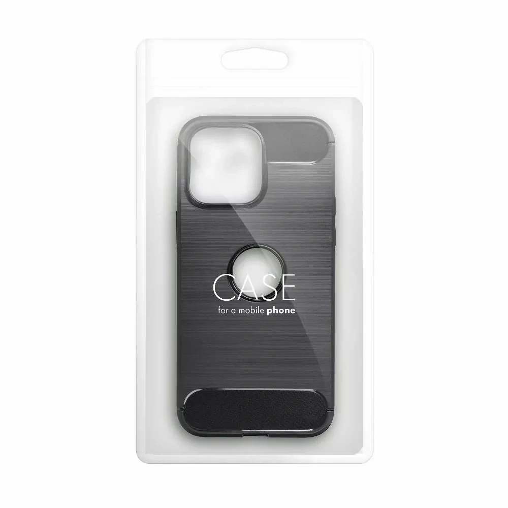 Silikonové pouzdro Coolcase Carbon na mobil Motorola Moto G84 5G černé