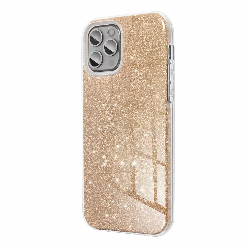 Třpytivé pouzdro Coolcase Shining na mobil Samsung Galaxy S24 Ultra Gold