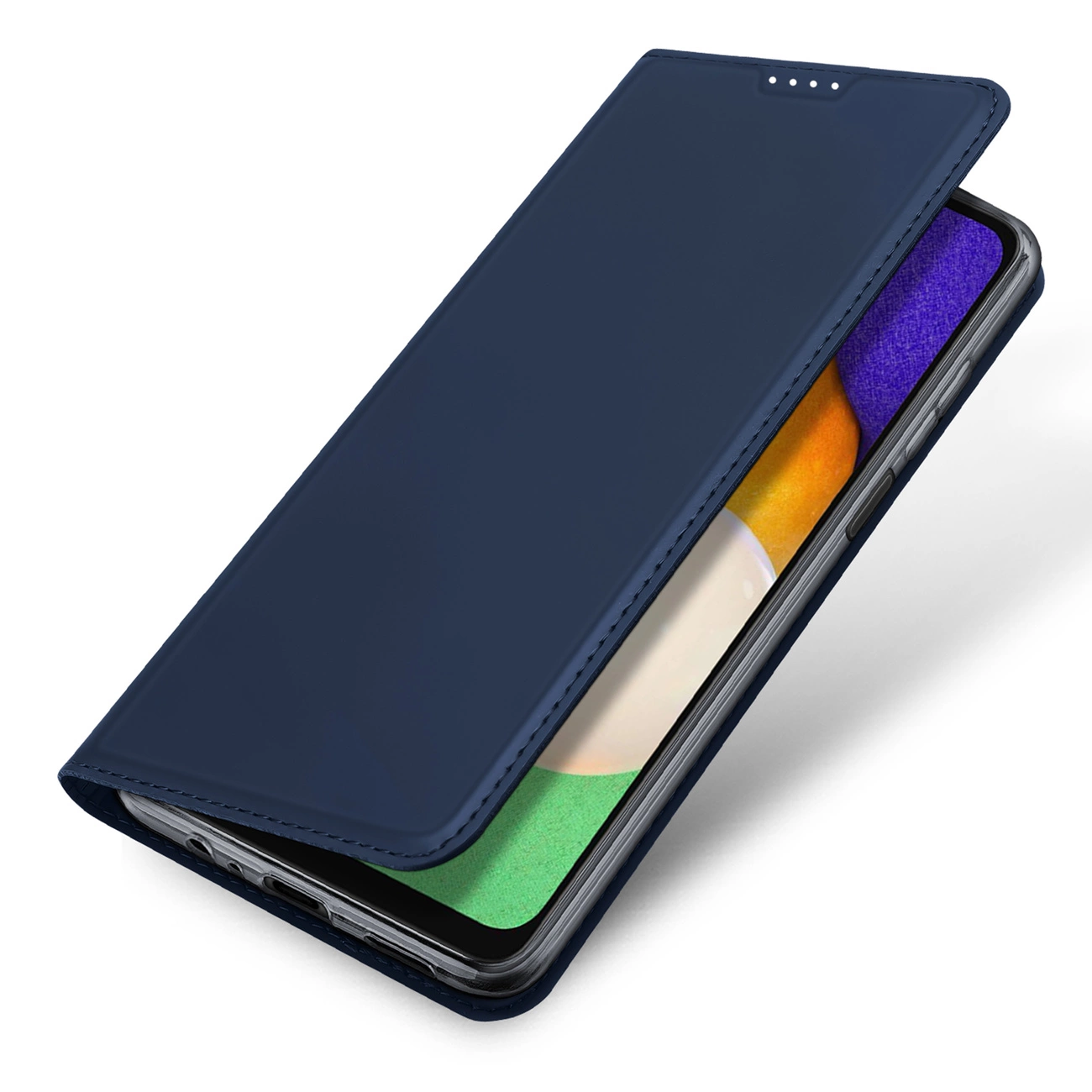 Prémiové flip pouzdro DUX DUCIS SKIN na mobil Samsung Galaxy A15 / A15 5G modré