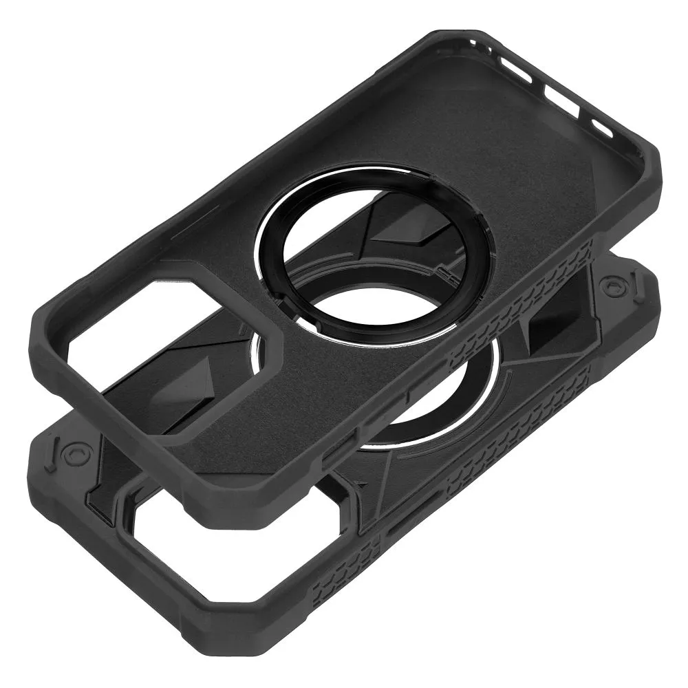 Odolné pouzdro Armor Mag Cover na mobil Apple iPhone 13 Pro - černé - MagSafe kompatibilní