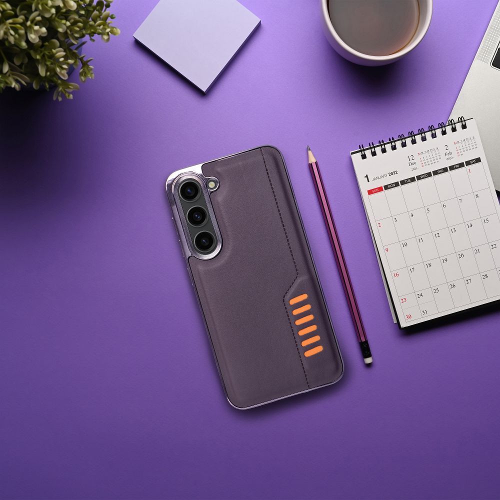 Silikonové pouzdro Coolcase Milano - Samsung Galaxy A05s Fialové
