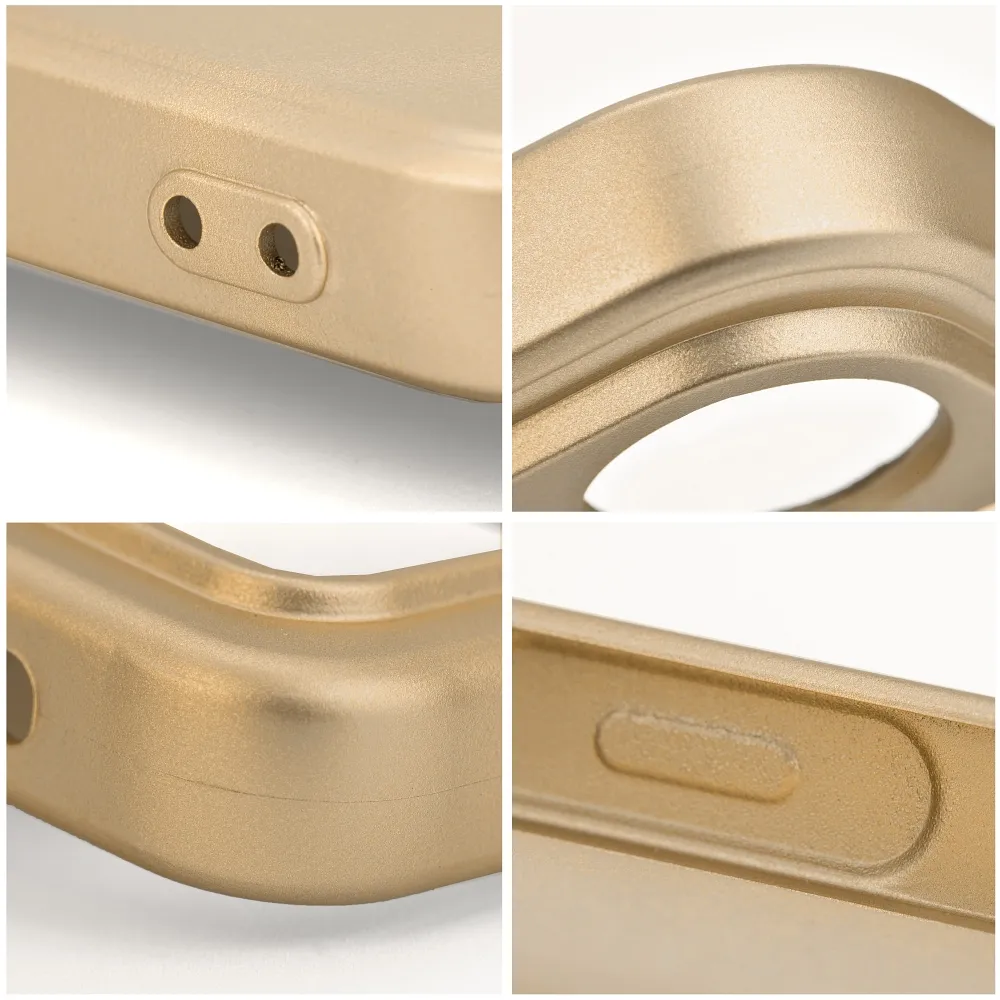 Silikonové pouzdro METALLIC pro Samsung Galaxy A15 / A15 5G - Zlatavé