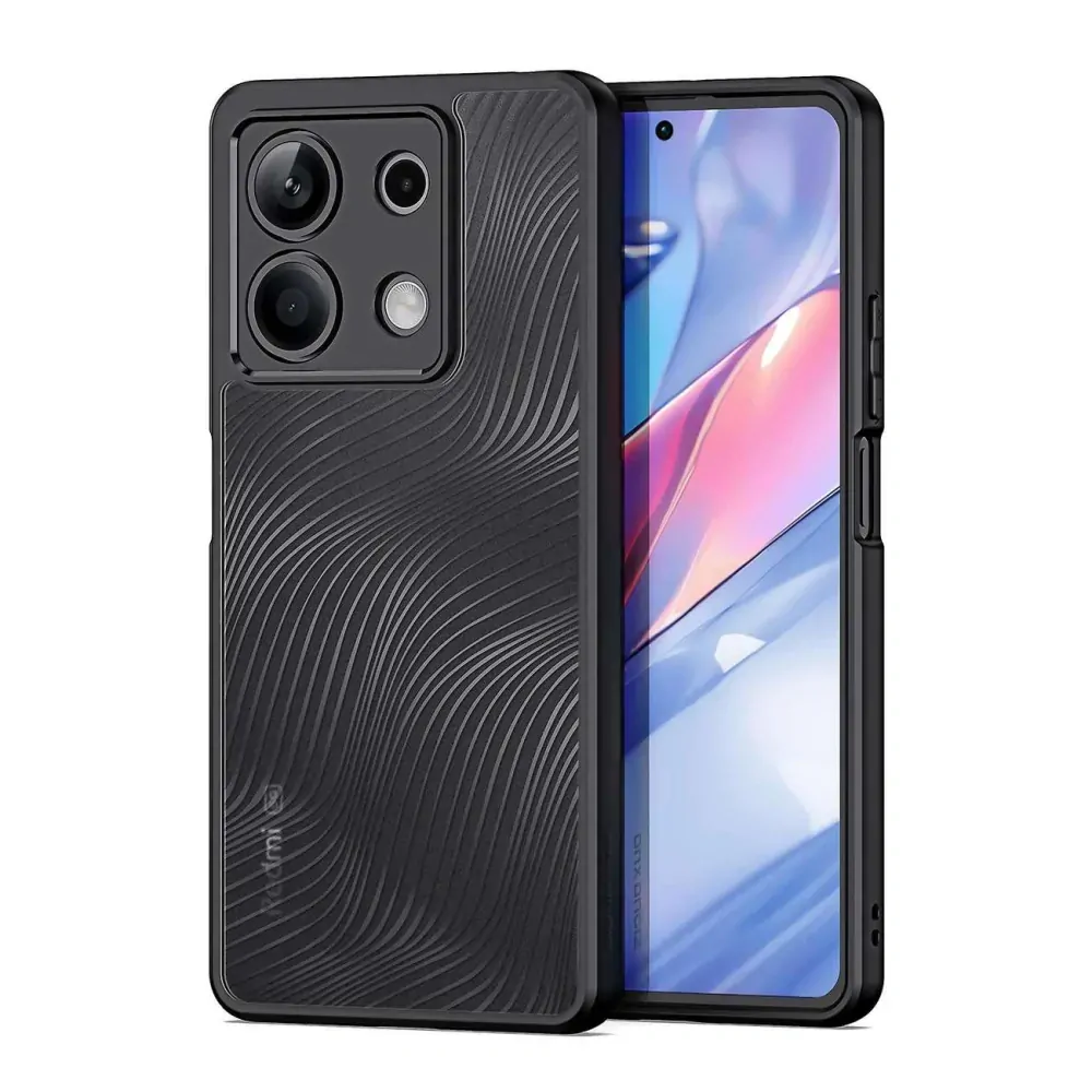 Silikonové pouzdro Dux Ducis Aimo - Xiaomi Redmi Note 13 Pro 5G / Poco X6 5G čiré - černé