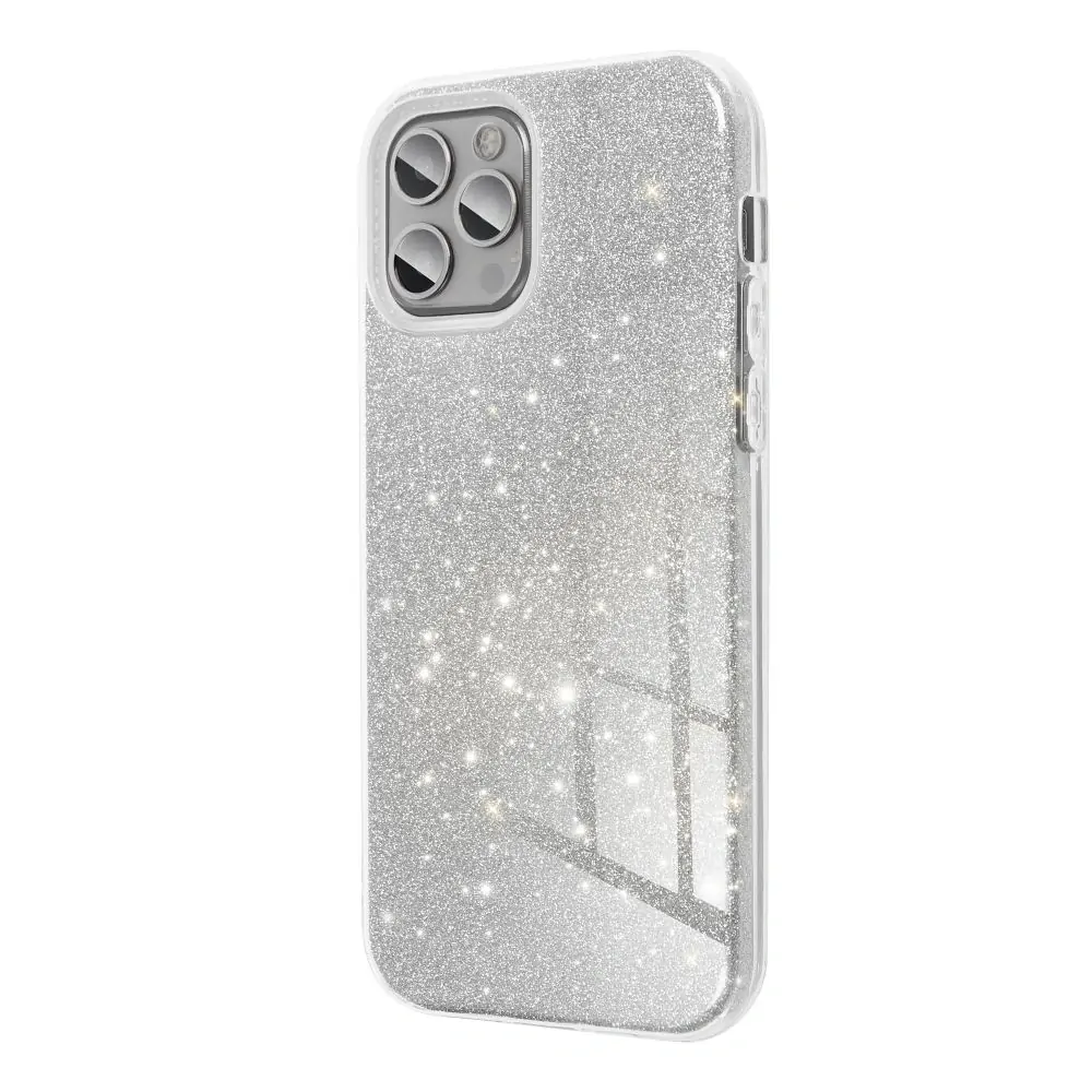 Třpytivé pouzdro Shining - Samsung Galaxy A15 / A15 5G Silver