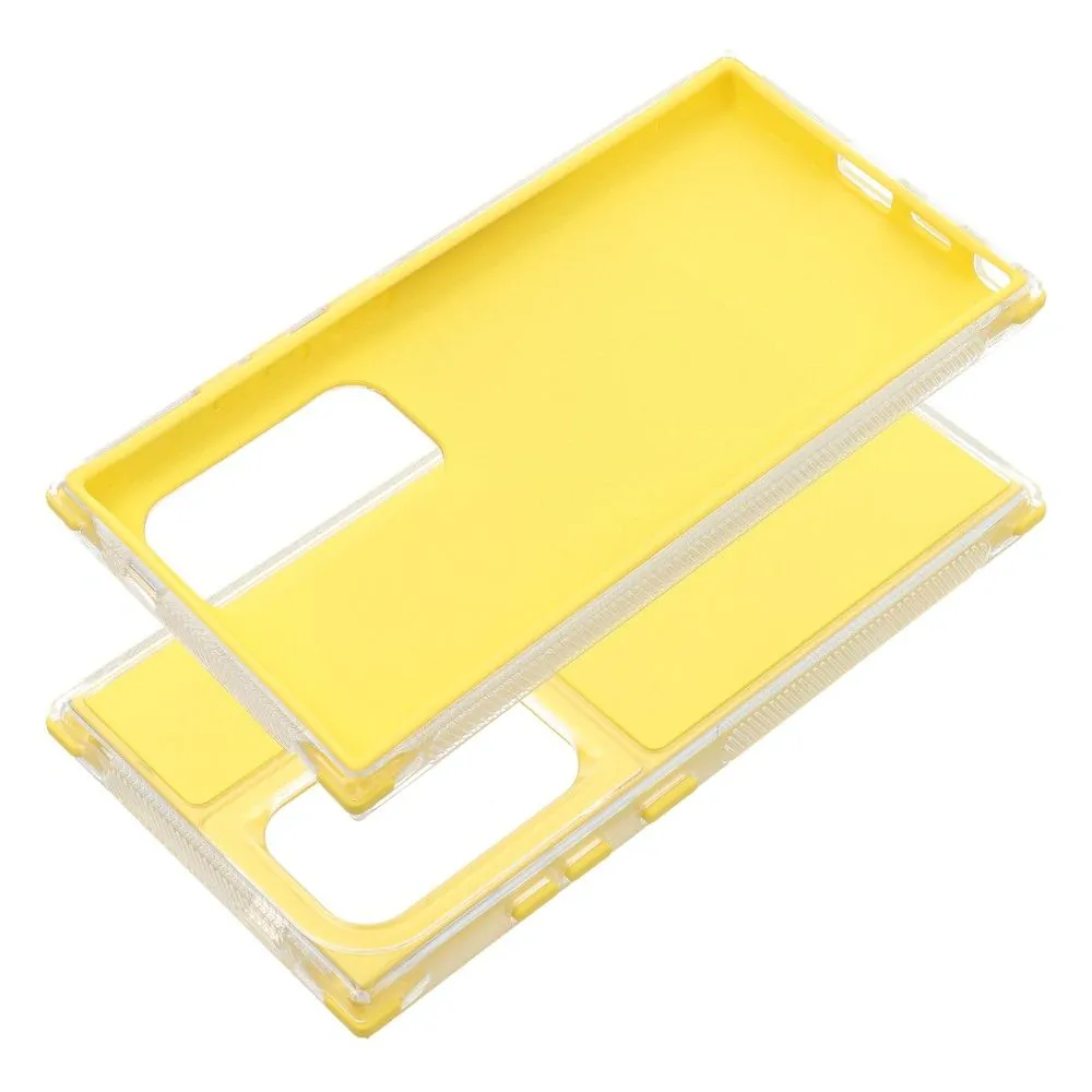 Super bytelné pouzdro Coolcase MATRIX - Samsung Galaxy A35 5G žluté