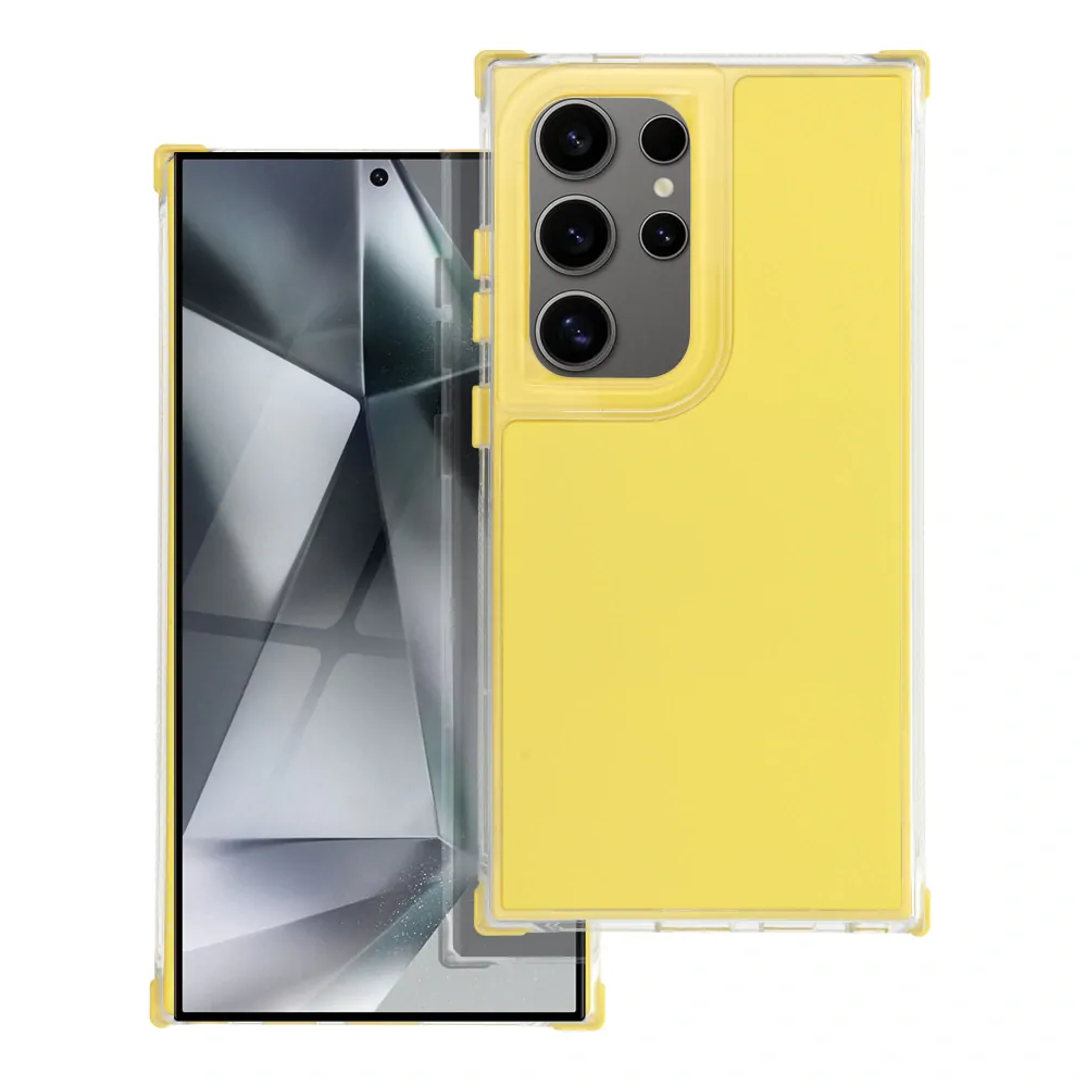 Super bytelné pouzdro Coolcase MATRIX - Xiaomi Redmi 13C / Poco C65 žluté