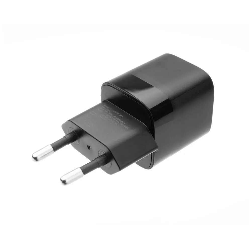 Rozpojitelná nabíječka do sítě FIXED Mini s USB-C výstupem a USB-C/Lightning kabelu, podpora PD, 1 metr, MFI, 20W, černá