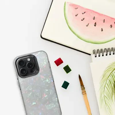 Pouzdro Coolcase TUTTI FRUTTI - Apple iPhone 15 Pro - černé