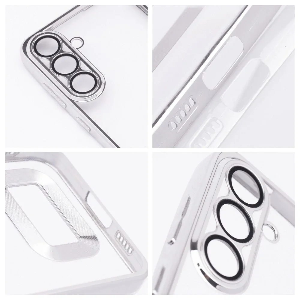 Pouzdro Coolcase Glam - Samsung Galaxy A25 5G - stříbrné