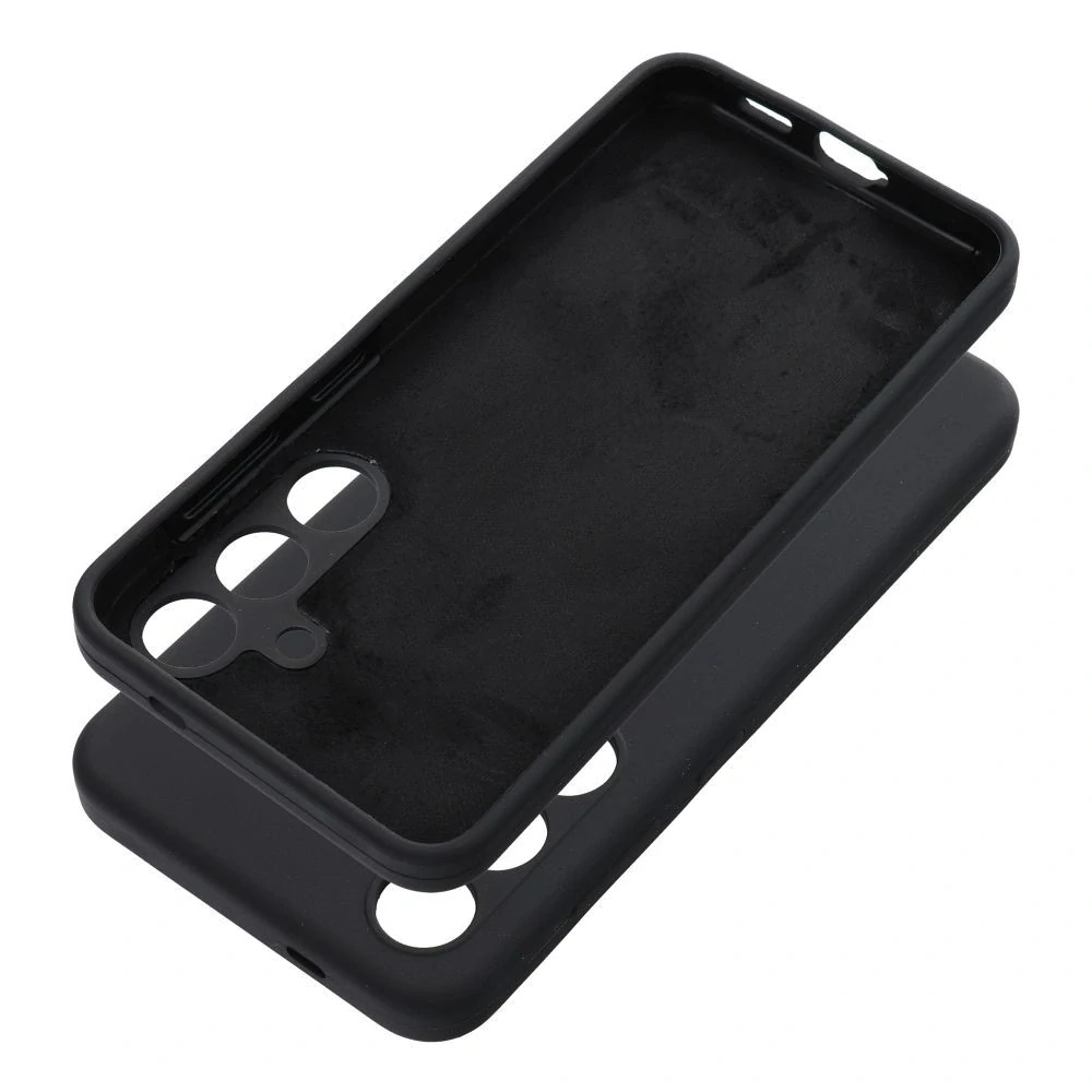 Silikonové pouzdro Coolcase SILICONE 2mm - Samsung Galaxy A55 5G Uhlově černé