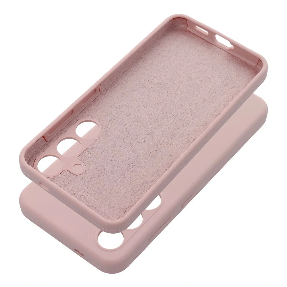 Silikonové pouzdro Coolcase SILICONE 2mm - Motorola Moto G34 5G Pískově růžové