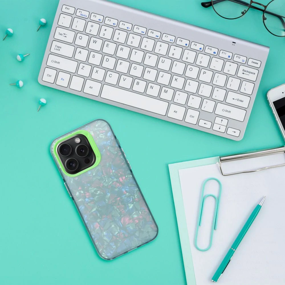Pouzdro Coolcase TUTTI FRUTTI - Apple iPhone 16 Pro Max - zelené