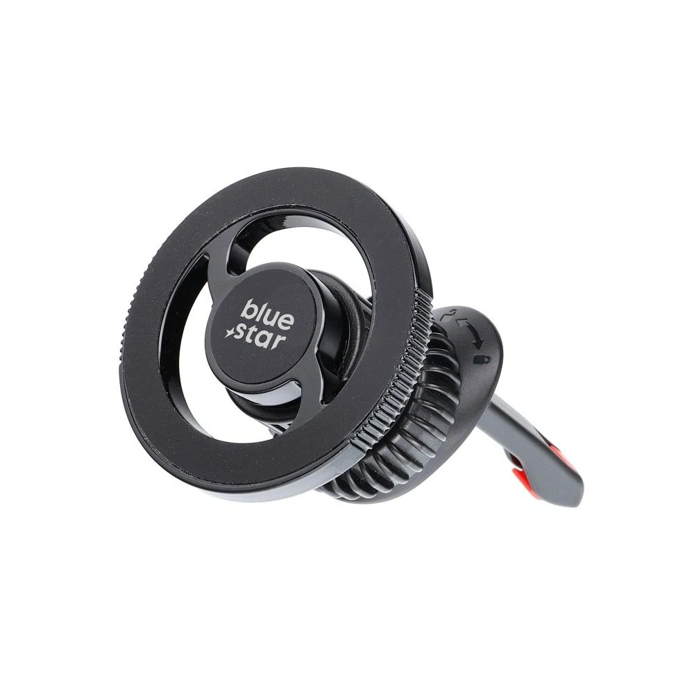 Univerzální magnetický držák BLUE STAR SMART LOCK X1 do mřížky ventilace s podporou MagSafe, černý