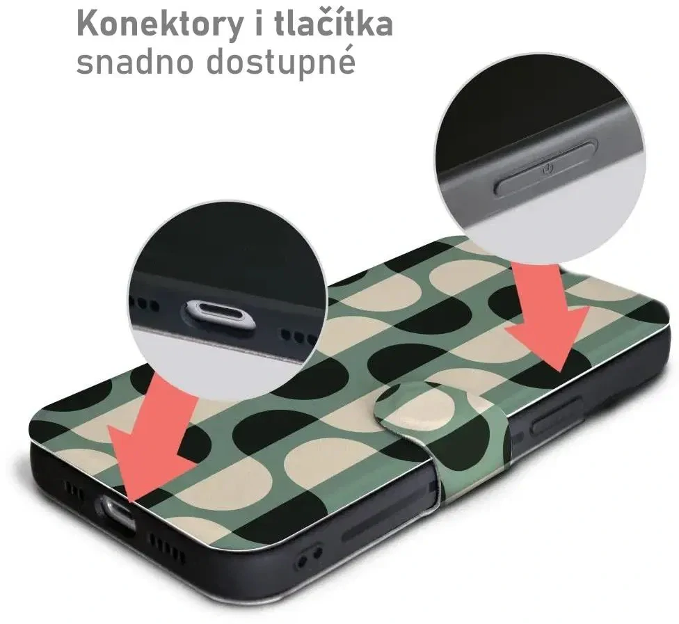 Knížkové flip pouzdro Mobiwear Design PRO - Xiaomi Redmi Note 13 Pro 5G / POCO X6 5G - PA63G  - VÝPRODEJ