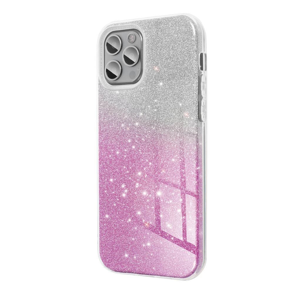 Třpytivé pouzdro Coolcase Shining - Samsung Galaxy S24 FE - Pink Silver