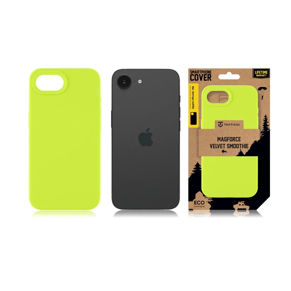 Kryt pro Apple iPhone 16e / iPhone 17e Tactical MagForce Velvet Smoothie s podporou MagSafe - Avocado