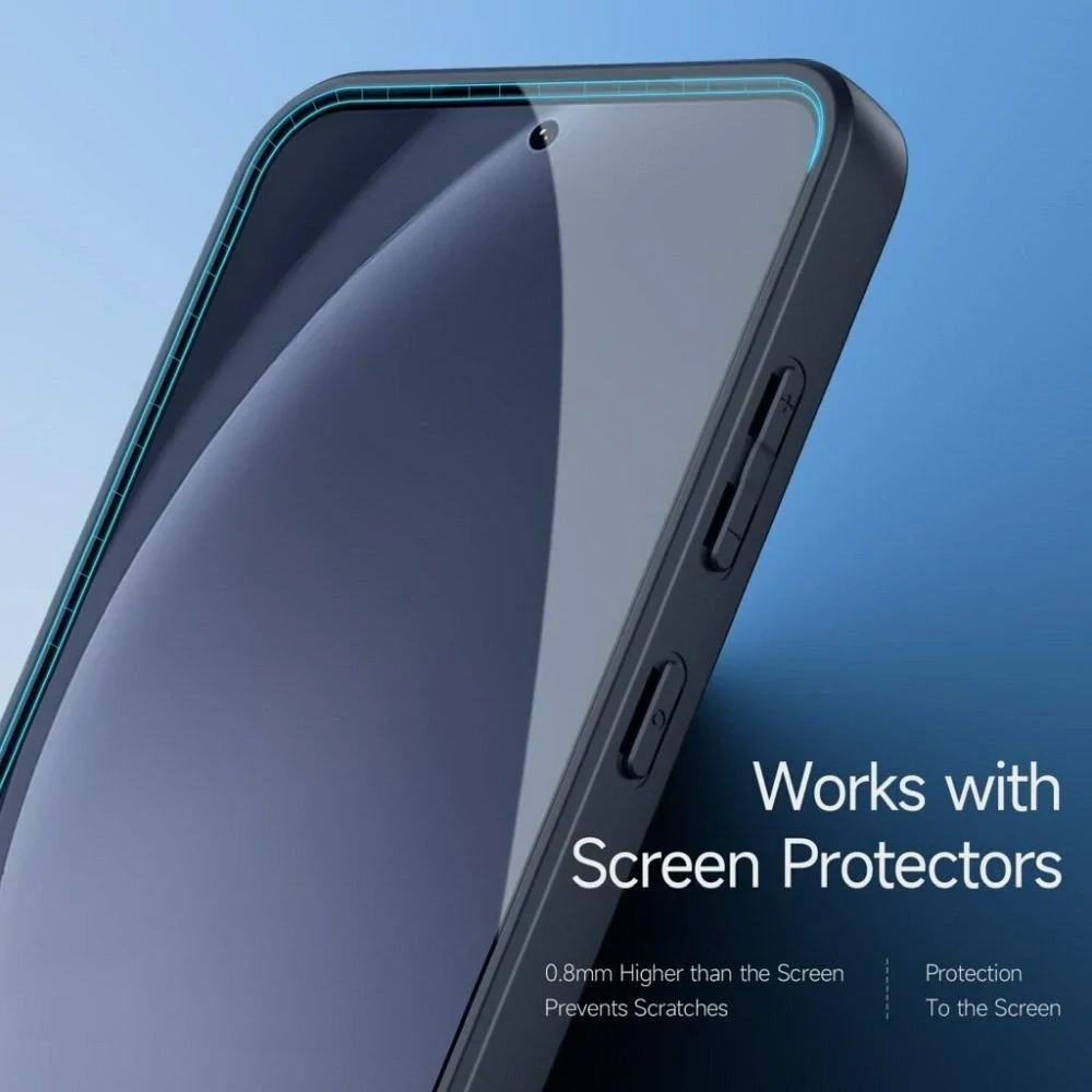 Silikonové pouzdro Aligator Transparent Samsung Galaxy S25+