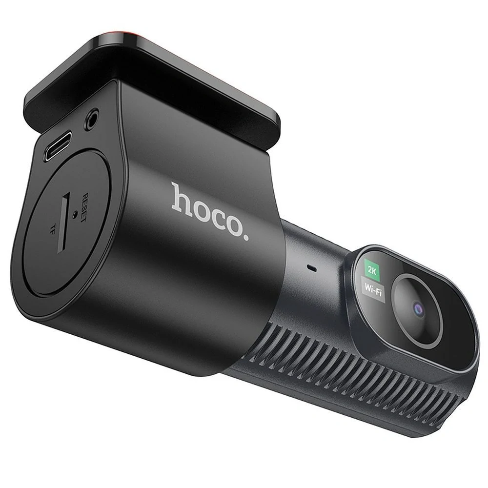 Autokamera HOCO DV7 – 2K rozlišení, 140° širokoúhlý záběr, černá