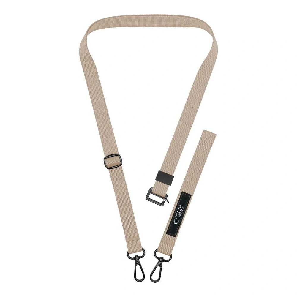 Tech-Protect C6S Crossbody Šňůrka 2v1 – béžová