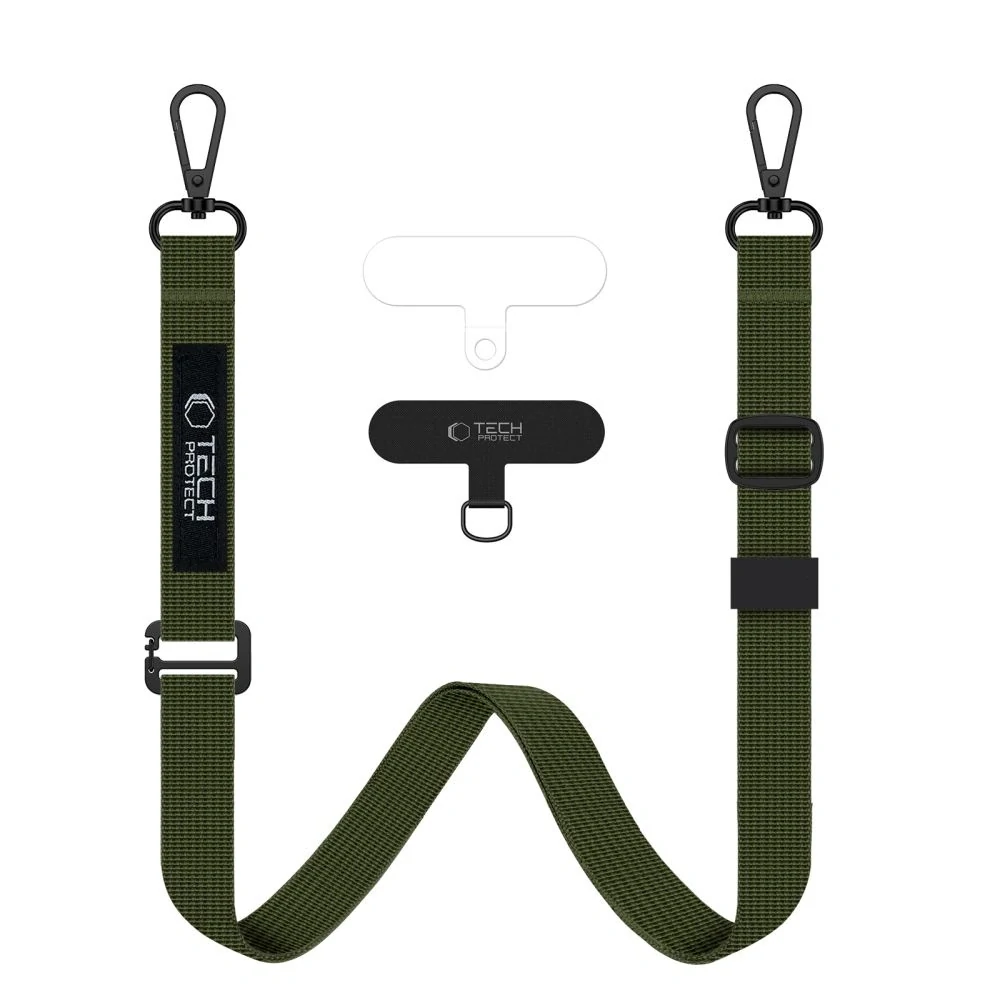 Tech-Protect C6S Crossbody Šňůrka 2v1 – khaki