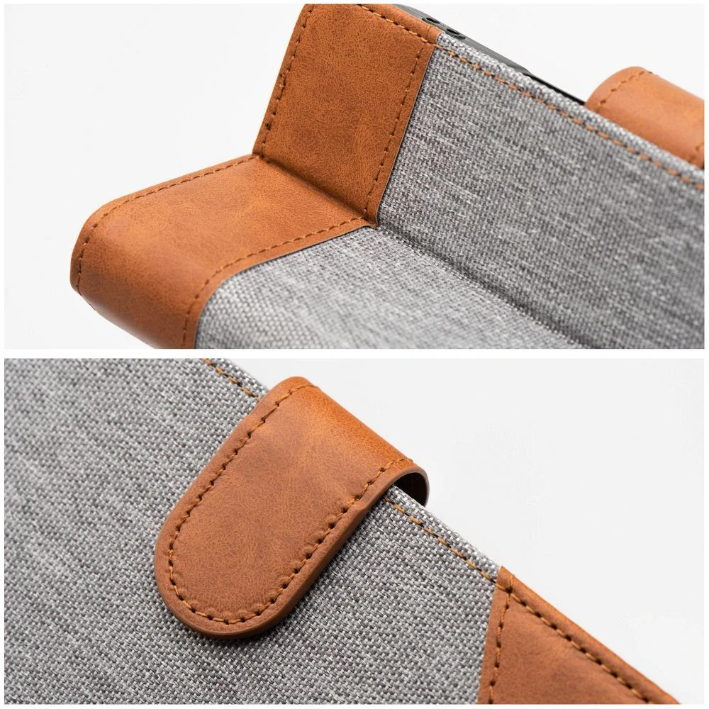 Flip pouzdro JEANS Book – iPhone 7 / 8 / SE 2020 / SE 2022, šedé